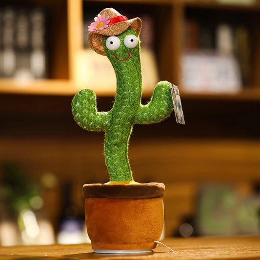 Cute Dancing and Talking Cactus Toy